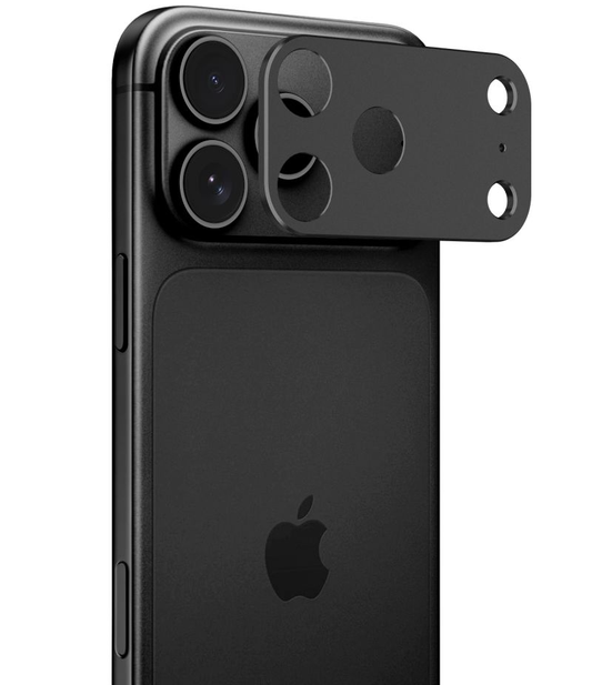 Moldura de proteção para Câmara Traseira Tech-Protect Camalloy Fit+ para Apple iPhone 18 Pro Max, Alumínio, Preta