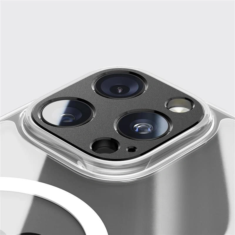 Moldura de Proteção para Câmera Traseira Tech-Protect Camalloy Fit+ para Apple iPhone 17 Pro Max, Alumínio, Prateada