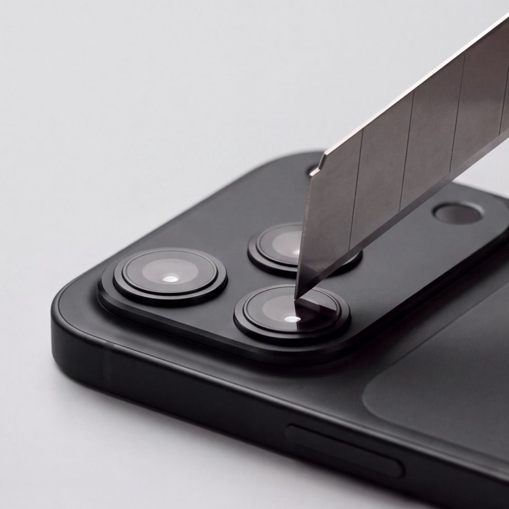 Moldura de proteção para Câmara Traseira Tech-Protect Camalloy Fit+ para Apple iPhone 18 Pro Max, Alumínio, Preta