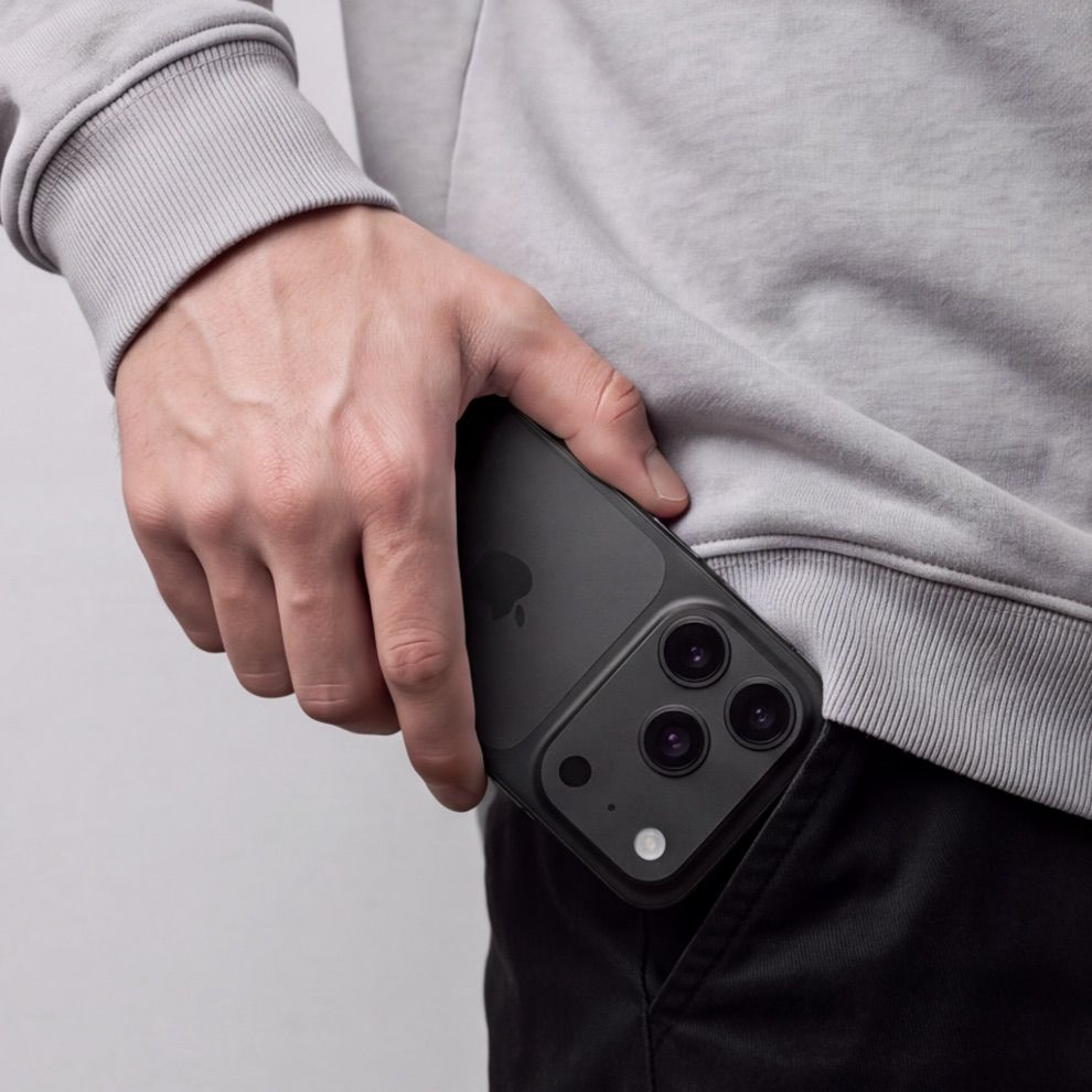 Moldura de proteção para Câmara Traseira Tech-Protect Camalloy Fit+ para Apple iPhone 18 Pro Max, Alumínio, Preta
