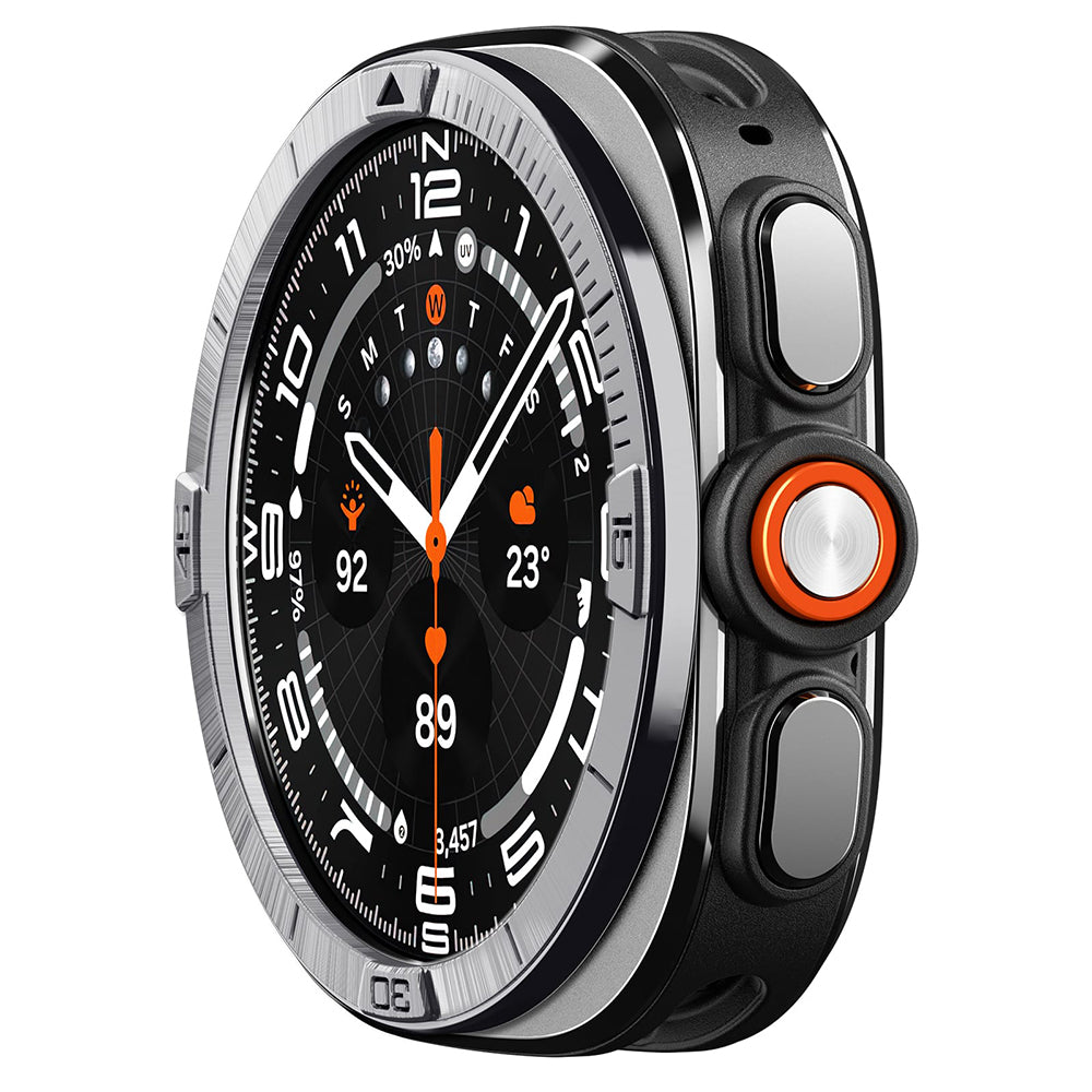 Moldura de Proteção Spigen Tune Pilot para Samsung Galaxy Watch Ultra2, Prateada ACS11616