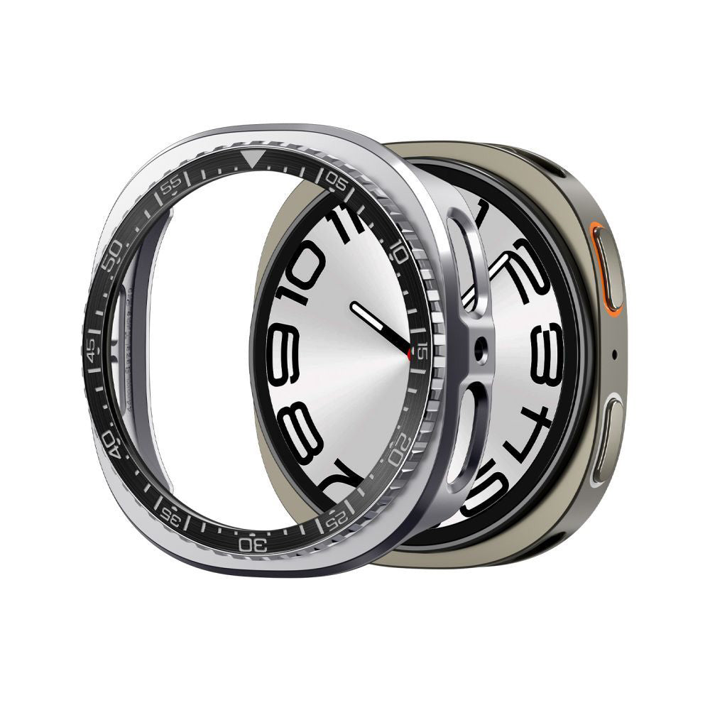 Moldura de Proteção Spigen Tune Pro Diver para Samsung Galaxy Watch8 44mm, Preta