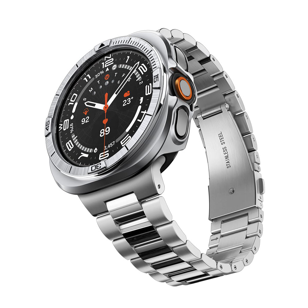 Moldura de Proteção Spigen Tune Pro Pilot para Samsung Galaxy Watch Ultra2, Prateada ACS11618