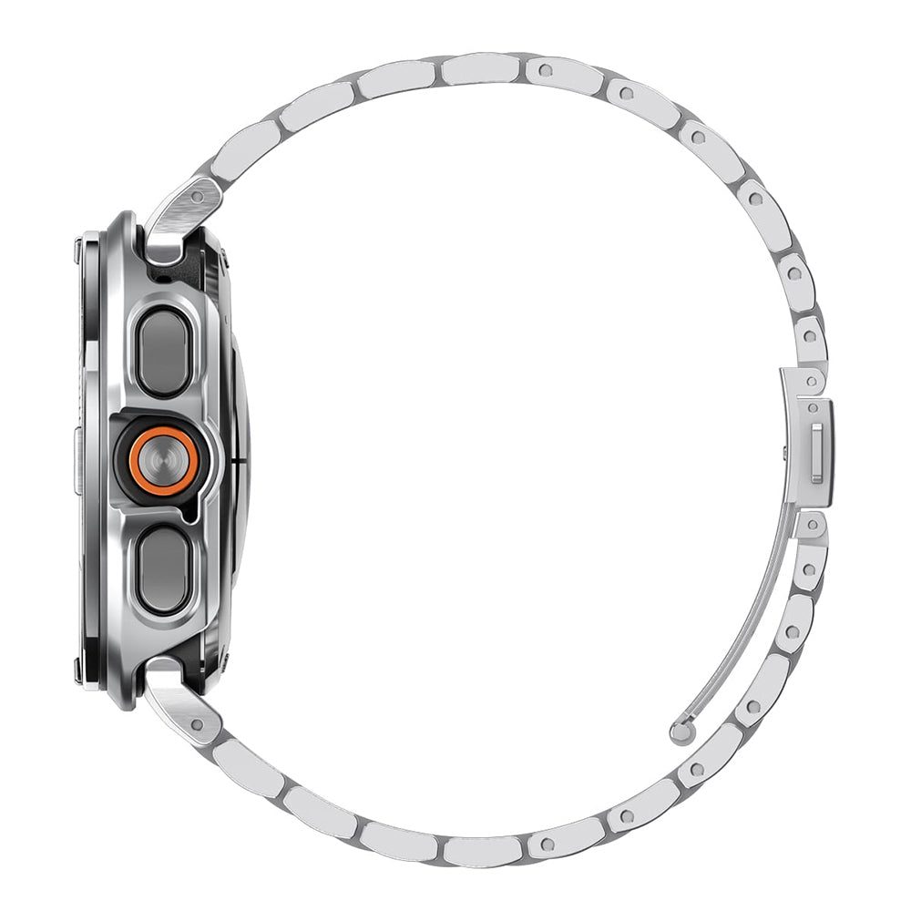 Moldura de Proteção Spigen Tune Pro Pilot para Samsung Galaxy Watch Ultra2, Prateada ACS11618