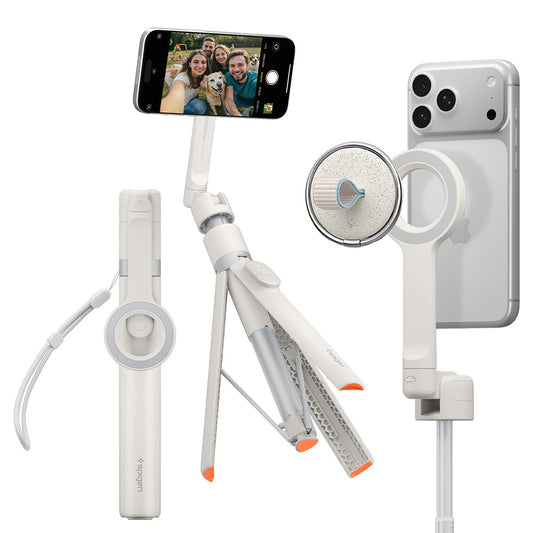 Selfie Stick Bluetooth Spigen S582W, Universal, Bege AMP11373