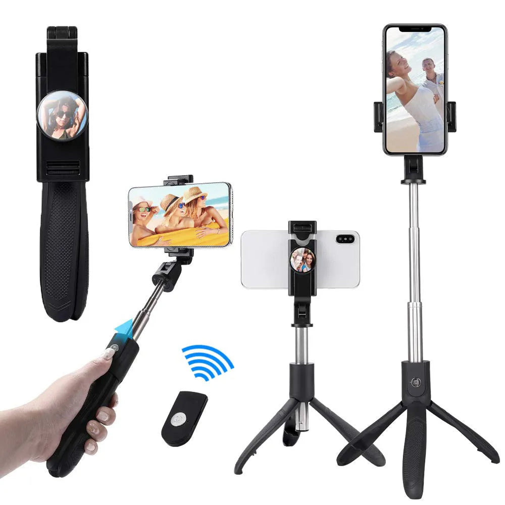 Selfie Stick Bluetooth Techsuit K06, Universal, Preto