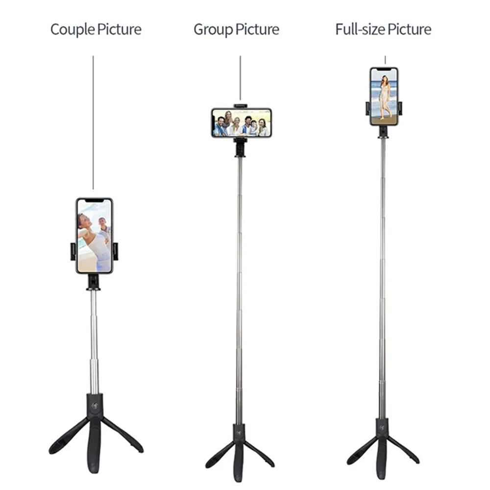 Selfie Stick Bluetooth Techsuit K06, Universal, Preto