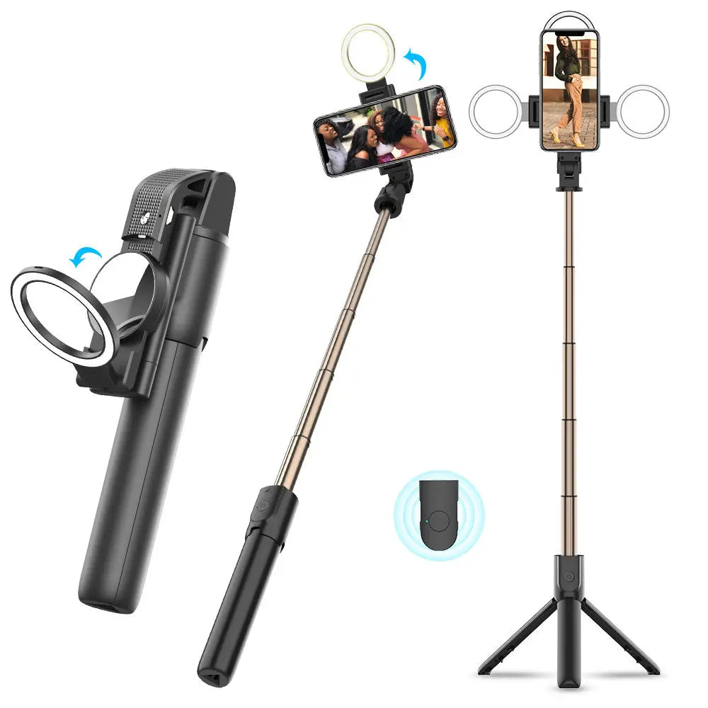 Selfie Stick Bluetooth Techsuit K13, Universal, Preto