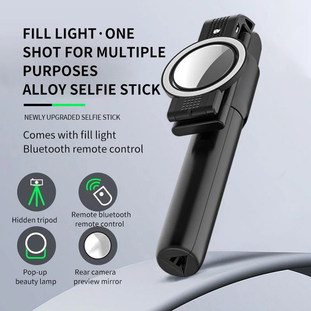 Selfie Stick Bluetooth Techsuit K13, Universal, Preto