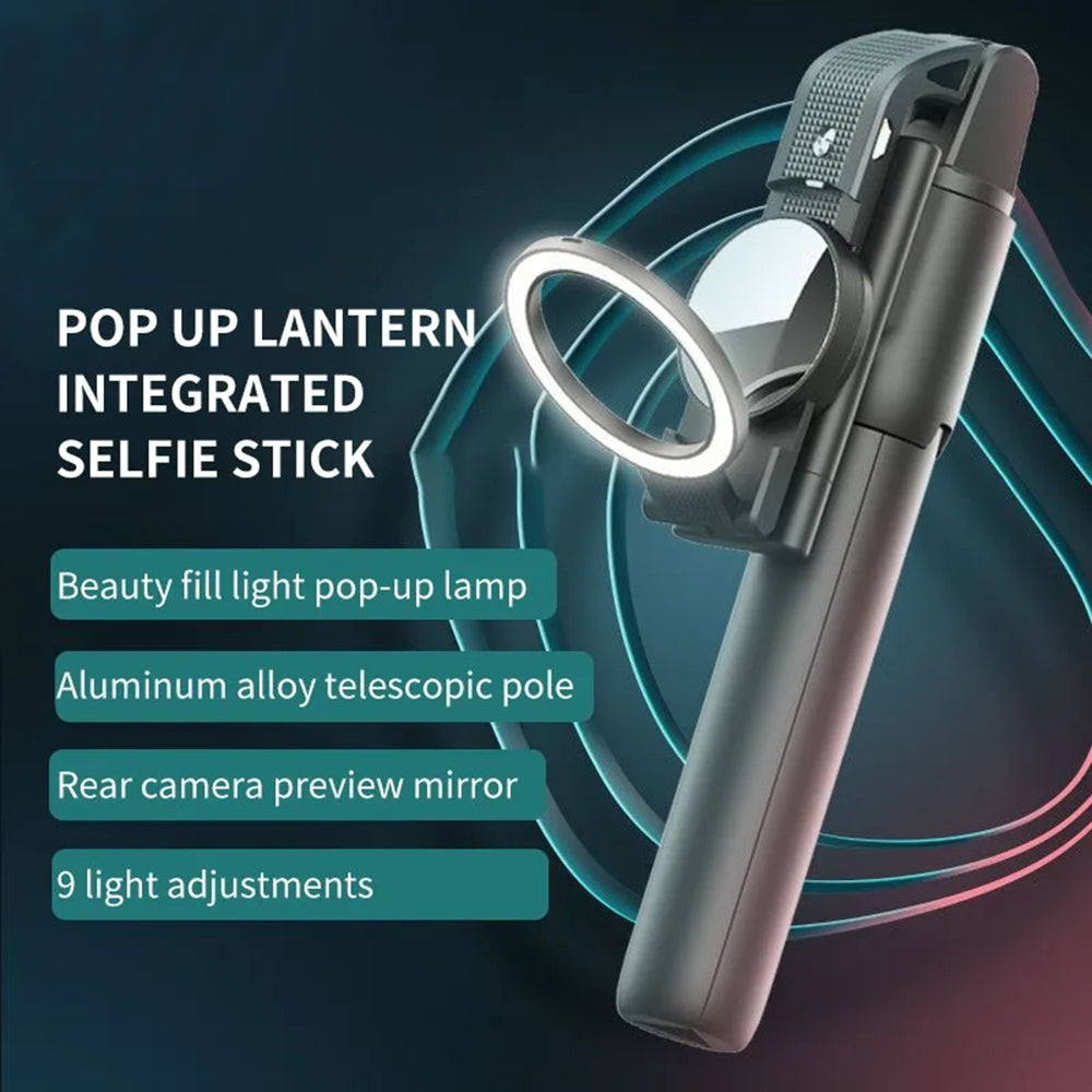 Selfie Stick Bluetooth Techsuit K13, Universal, Preto
