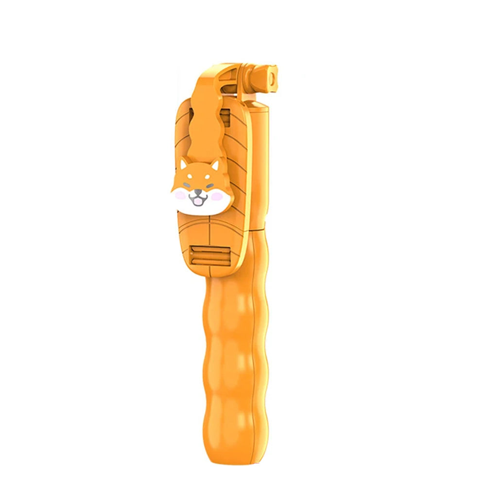 Selfie Stick Bluetooth Techsuit KT01, Universal, Laranja