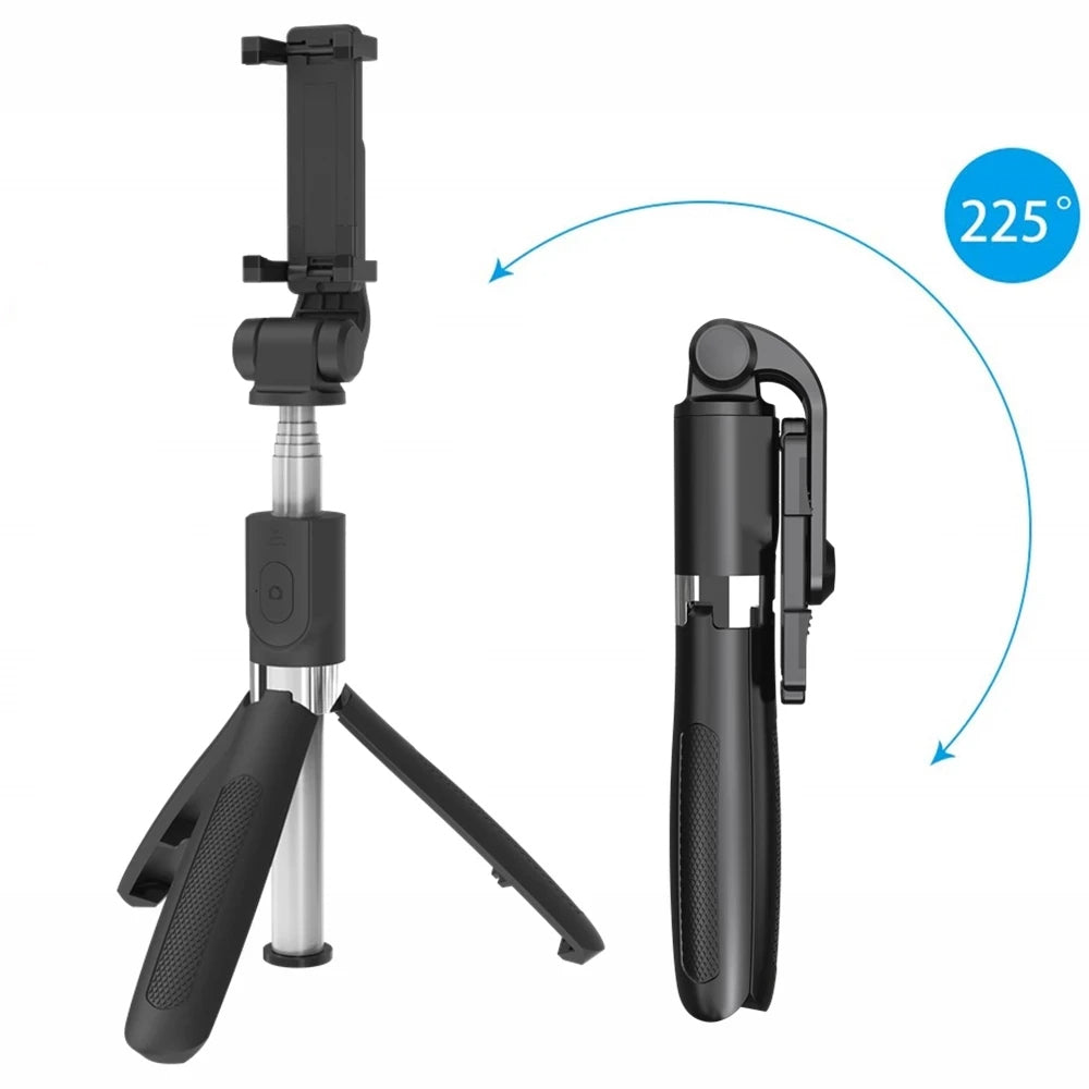 Selfie Stick Bluetooth Techsuit L01, Universal, Preto