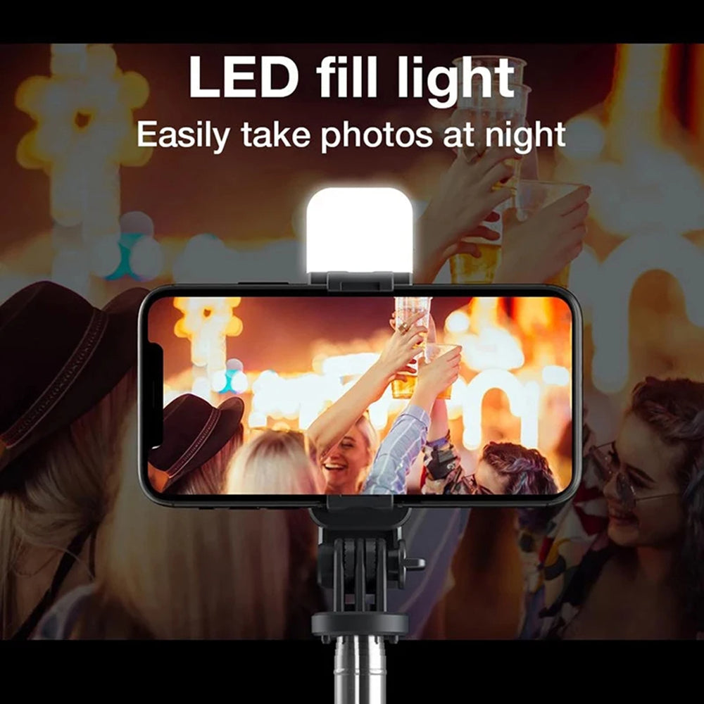 Selfie Stick Bluetooth Techsuit L02s, Universal, Preto