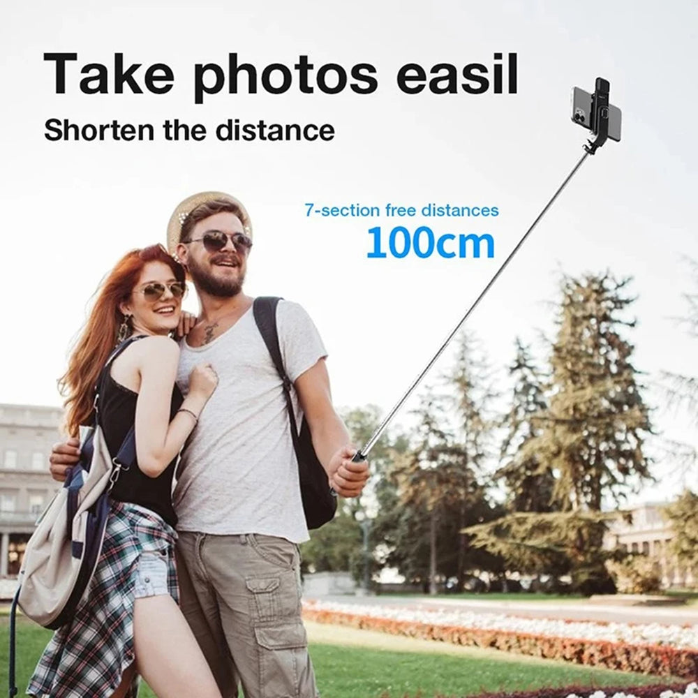 Selfie Stick Bluetooth Techsuit L02s, Universal, Preto