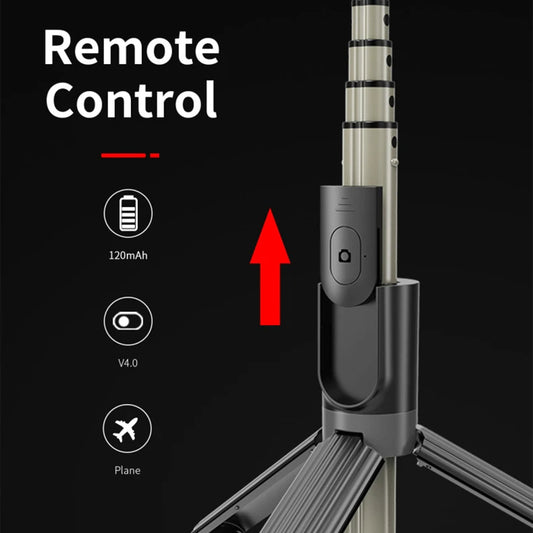 Selfie Stick Bluetooth Techsuit L07, Universal, Preto