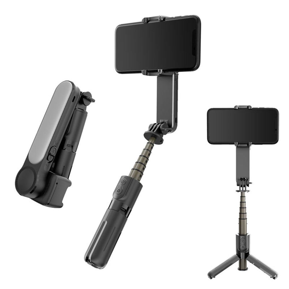 Gimbal Estabilizador Bluetooth Techsuit L09 Gimbal, Universal, Preto