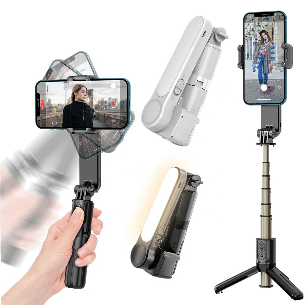 Gimbal Estabilizador Bluetooth Techsuit L09 Gimbal, Universal, Preto