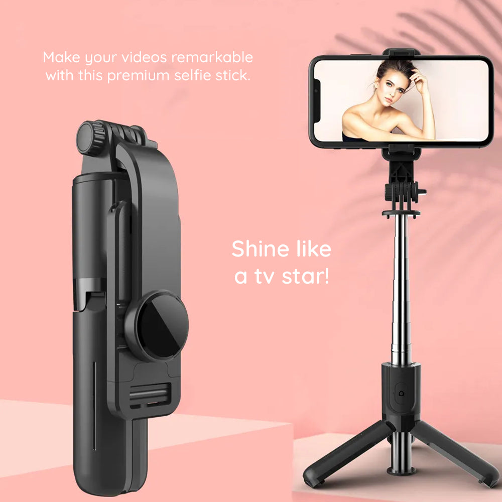 Selfie Stick Bluetooth Techsuit L11, Universal, Preto