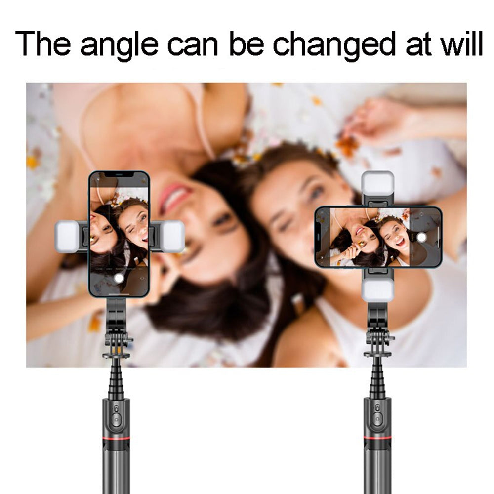 Selfie Stick Bluetooth Techsuit L12D, Universal, Preto