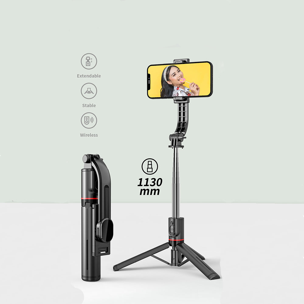 Selfie Stick Bluetooth Techsuit L13, Universal, Preto
