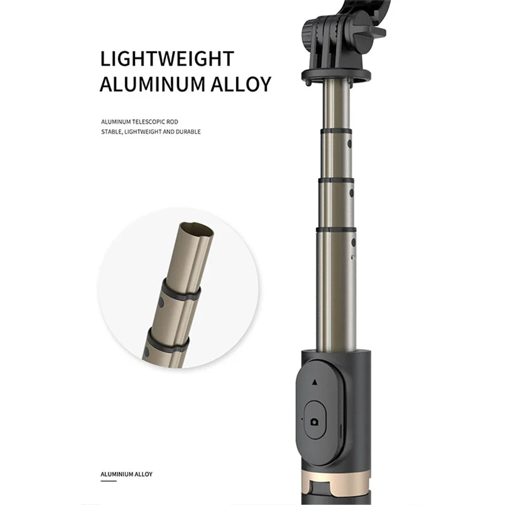 Selfie Stick Bluetooth Techsuit Q03, Universal, Preto