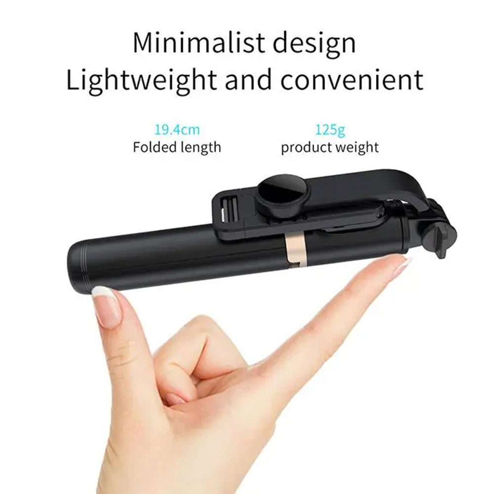 Selfie Stick Bluetooth Techsuit Q03, Universal, Preto