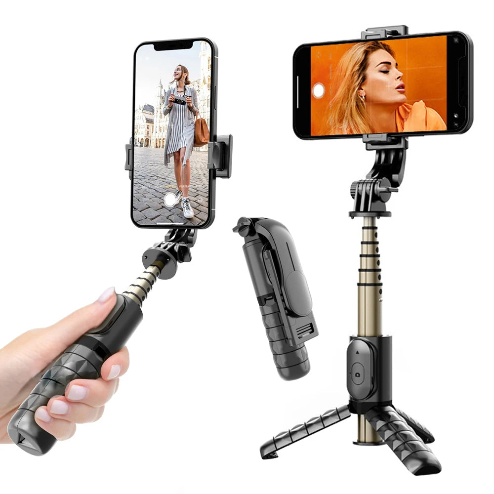 Selfie Stick Bluetooth Techsuit Q10, Universal, Preto