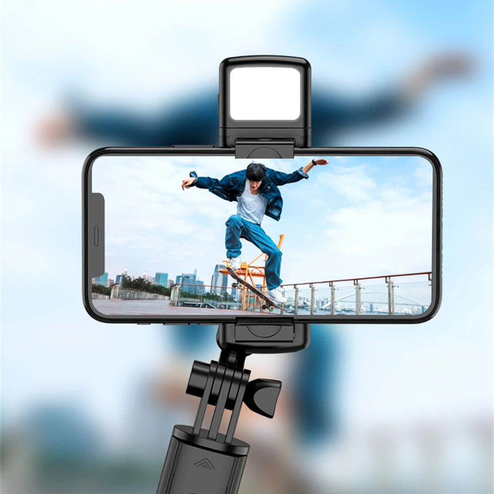 Selfie Stick Bluetooth Techsuit S03-S, Universal, Preto