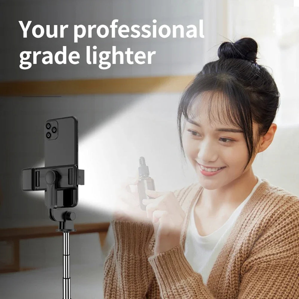 Selfie Stick Bluetooth Techsuit S03-S, Universal, Preto