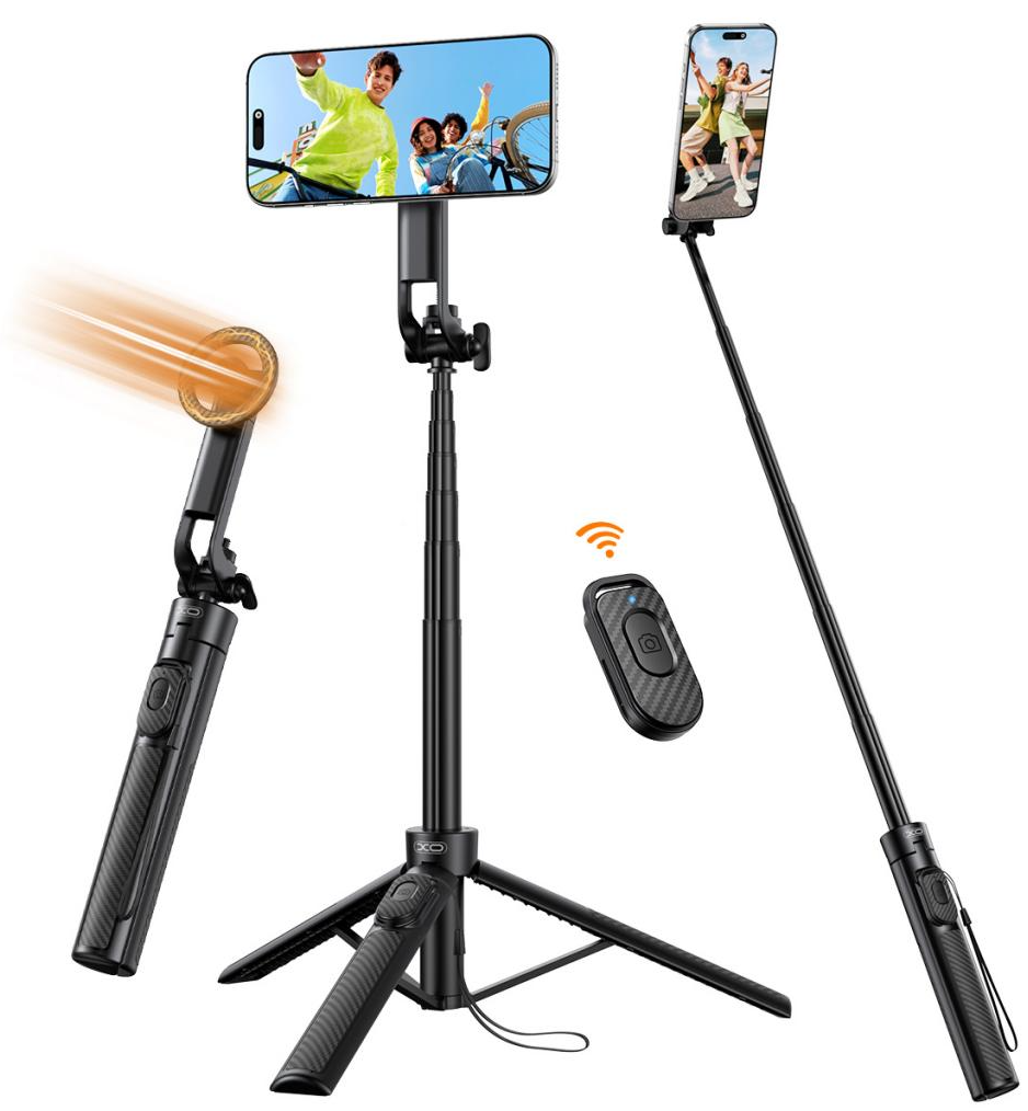 Selfie Stick Bluetooth XO Design SS30, Universal, Preto