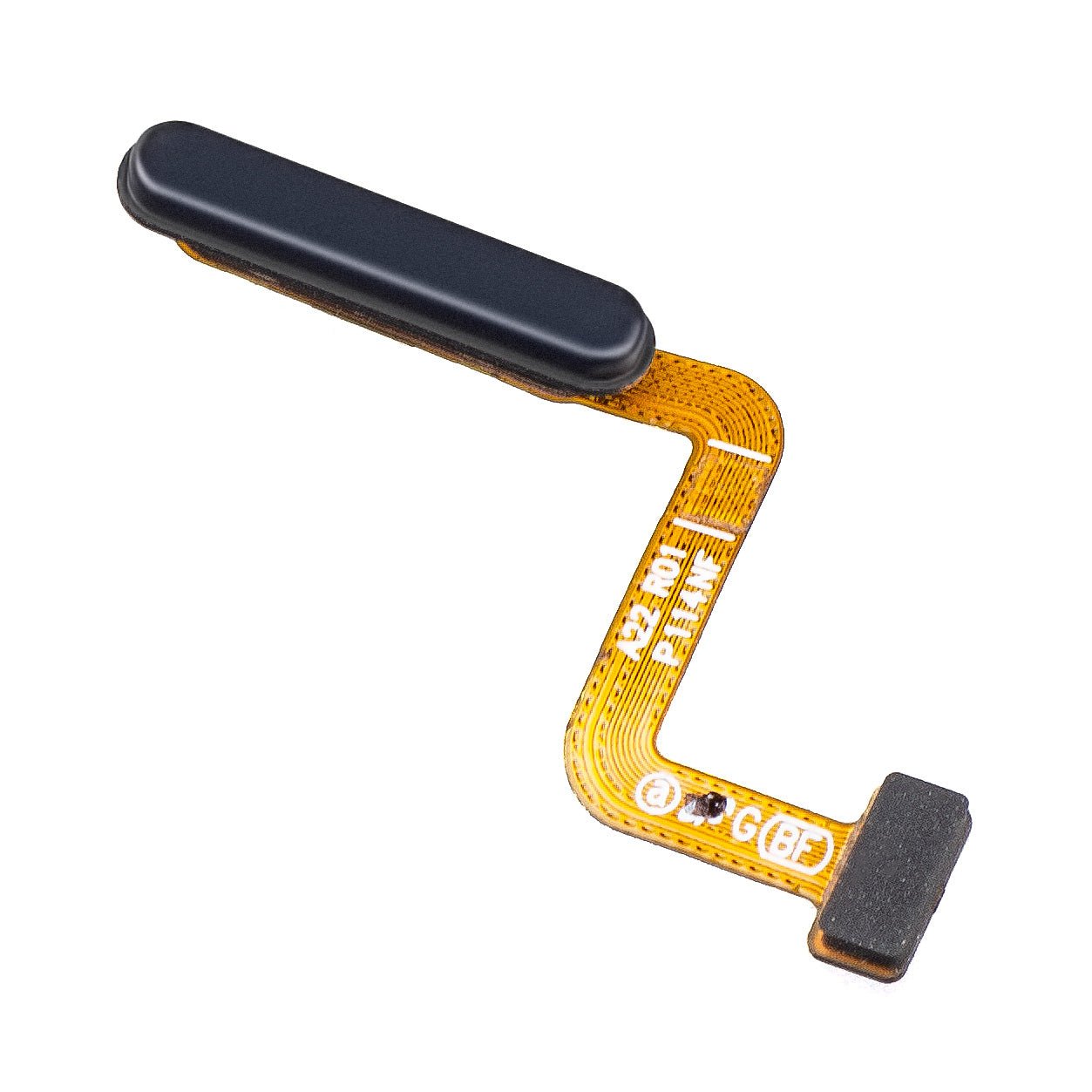 Sensor de Impressão Digital Samsung Galaxy A22 A225, com fita, Preto
