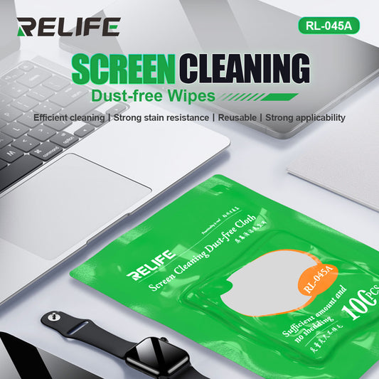 Toalhetes de Limpeza Secos Relife RL-045A, Conjunto de 100 unidades