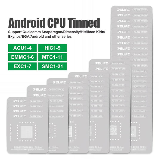 Tela BGA Relife RL-044 para CPU Android