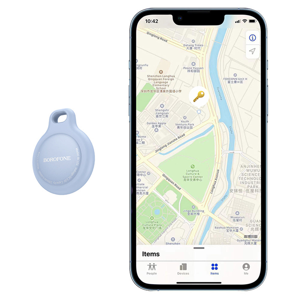 SmartTag Borofone BC101 Exquisite para iOS Series, Preto