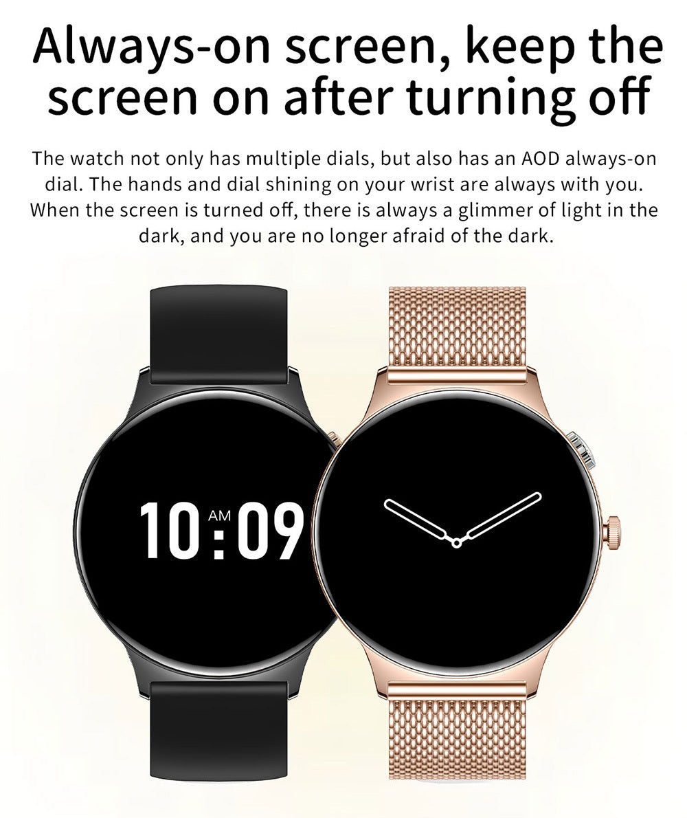 Smartwatch Blavec M01 Vesta Call, Preto
