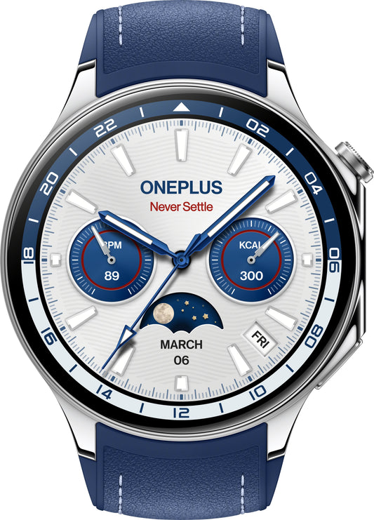 OnePlus Watch 2 smartwatch, Azul
