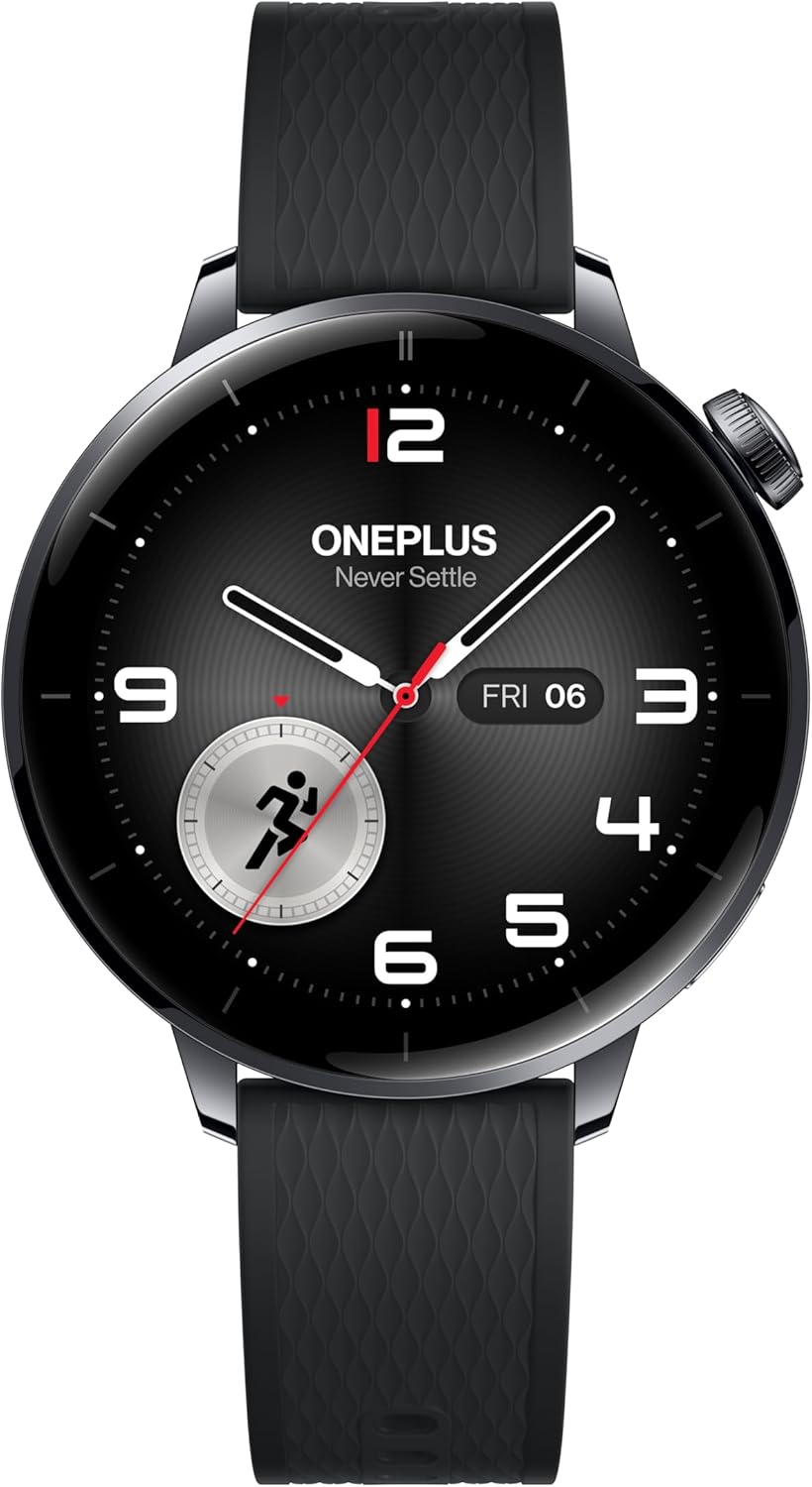 Smartwatch OnePlus Watch 3, 43mm, Preto 5491100421
