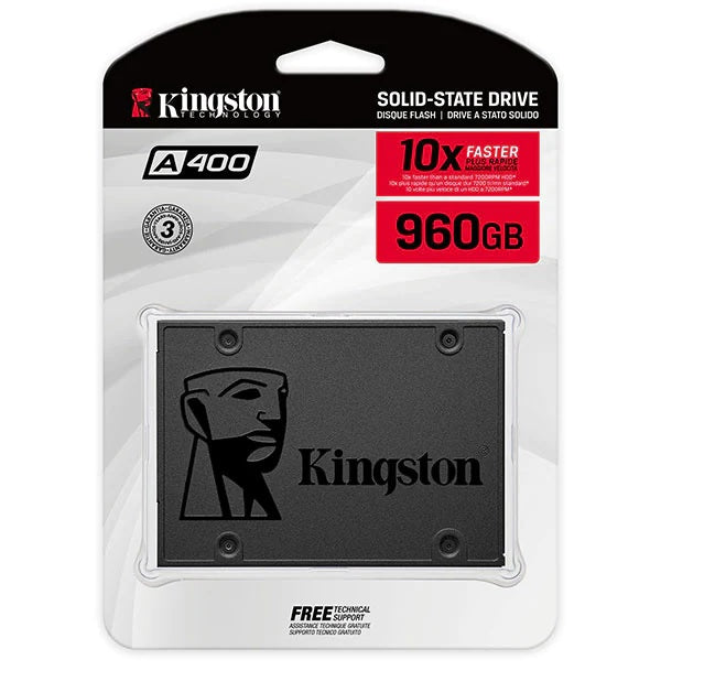 Solid State Drive (SSD) Kingston A400, 960GB, 2.5 polegadas, SATA III SA400S37/960G