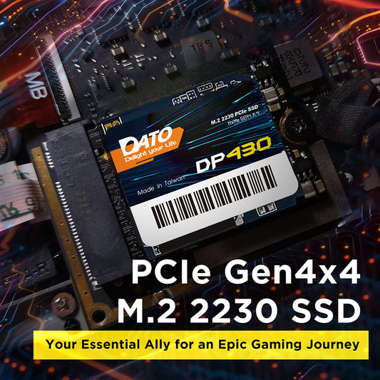 Solid State Drive (SSD) Dato DP430, NVME M.2 2230, PCIE Gen4x4, 1TB, Preto DP430SSD-1TB