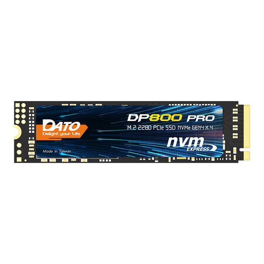Solid State Drive (SSD) Dato DP800 Pro, NVME M.2 2280, PCIe, 4TB, Preto DP800PSSD-4TB