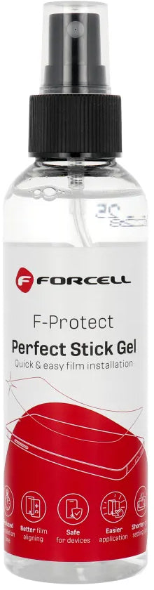 Solução Gel Forcell Perfect Stick, para aplicação de Película de Proteção de Plástico / Silicone, 150ml