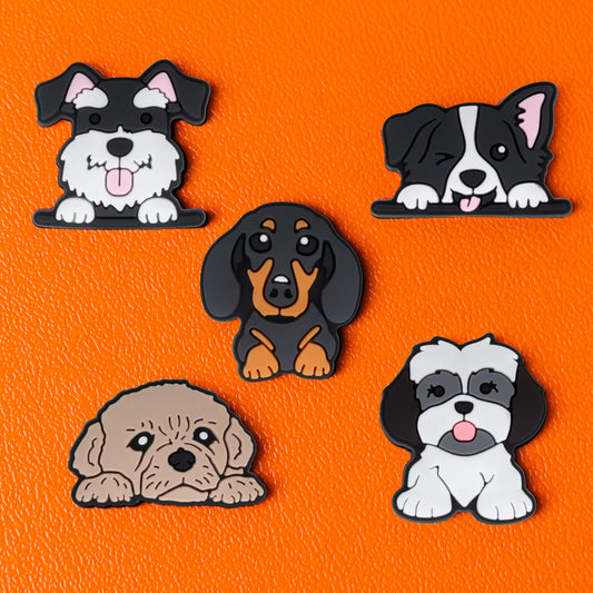 Autocolante 3D OEM Dog para Capa de Telemóvel / Tablet, Conjunto de 5 peças, Multicolor