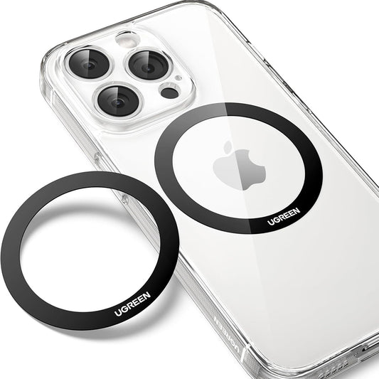 Sticker Metálico UGREEN LP428 (25766), Conjunto de 2 peças, Preto