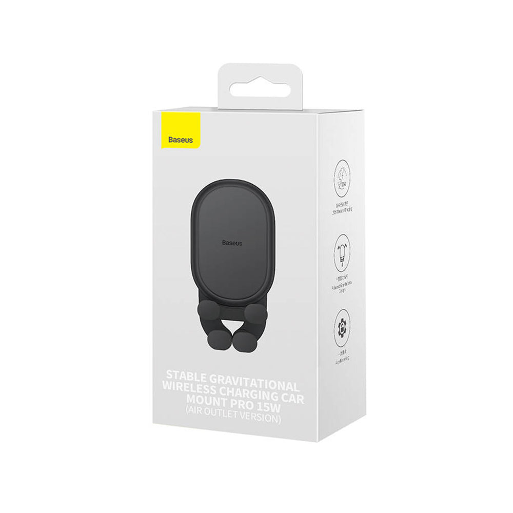 Suporte Auto Baseus Pro, Universal, Preto SUWX030001