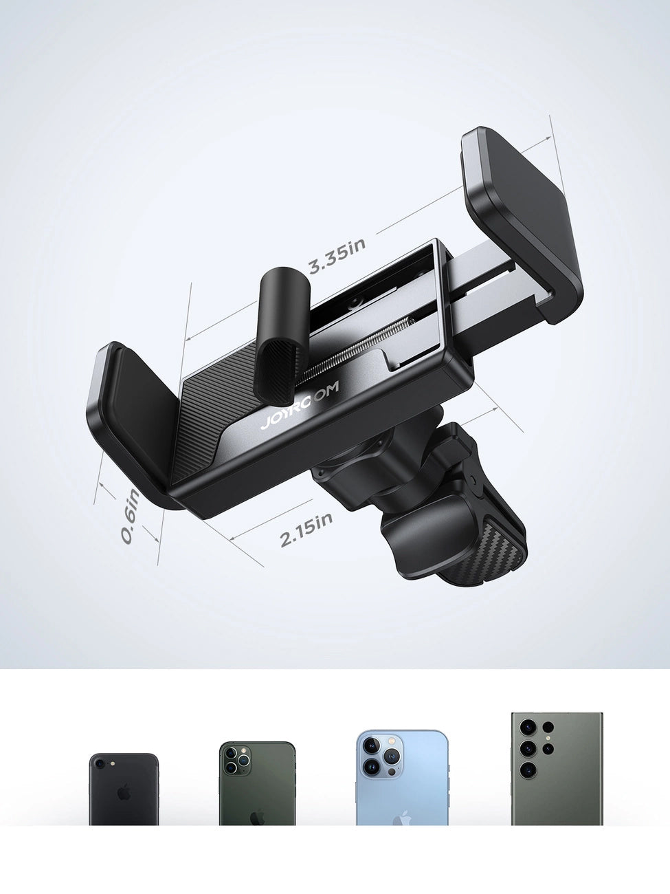 Suporte Auto Joyroom JR-ZS377, 4.5 polegadas - 6.7 polegadas, Preto