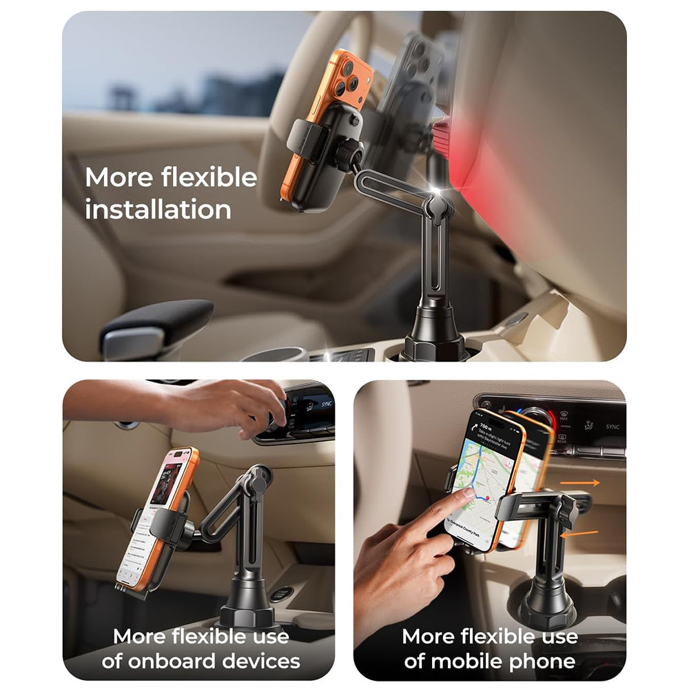Suporte Auto Lisen para Telefone, 4.7inch - 7inch, Preto YL0223070048