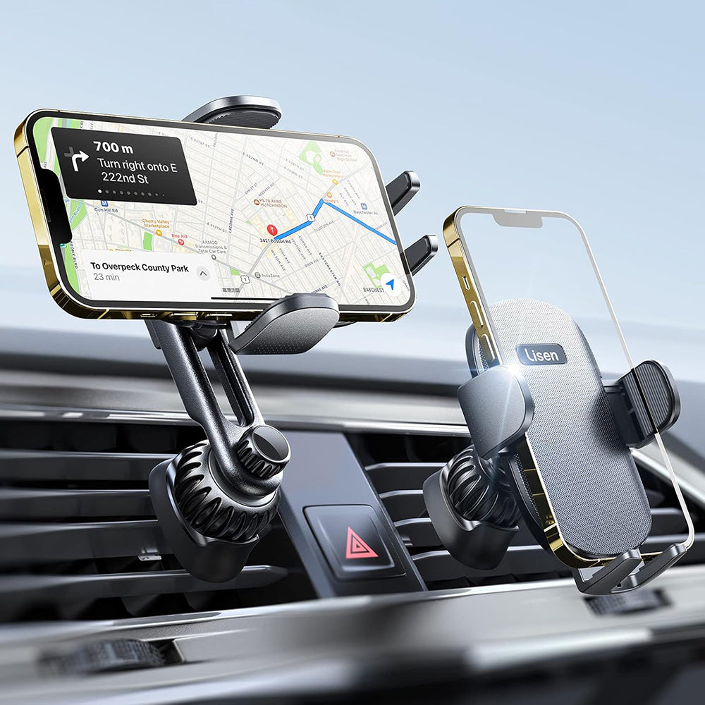 Lisen Car Holder, 4.7inch - 7.2inch, Black YL0222060011