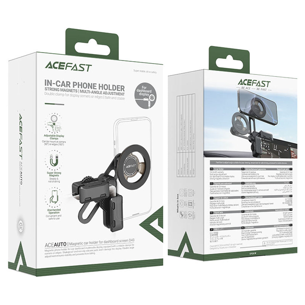 Suporte Auto Magnético Acefast D43, Universal, Preto