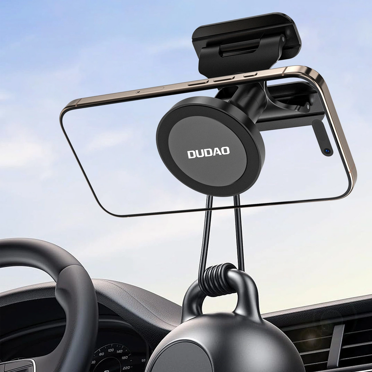 Suporte Automóvel Magnético Dudao F25, Universal, Preto