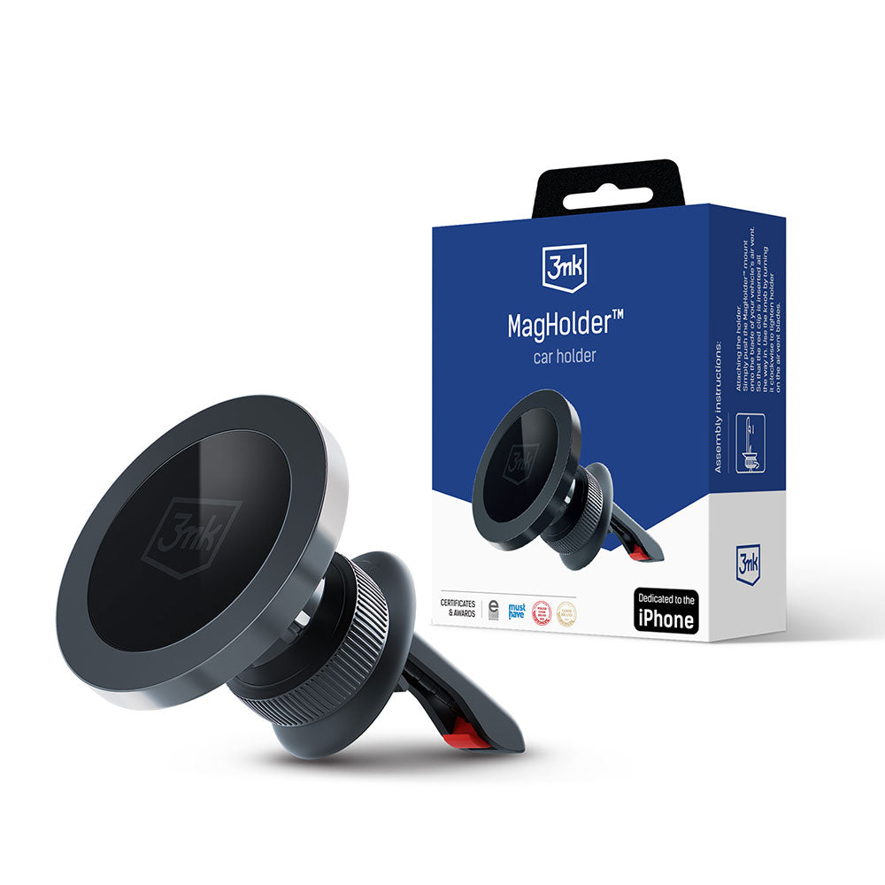 Suporte Auto Magnético 3MK MagHolder, Universal, Preto